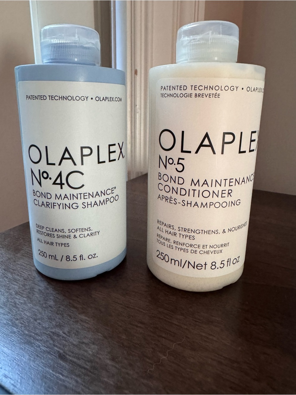 BRAND NEW Olaplex Set: No. 4C Clarifying Shampoo & No. 5 Conditioner Duo